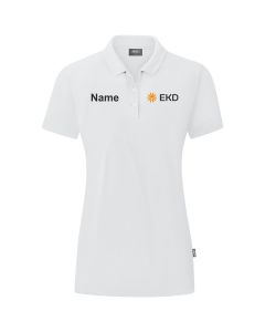 Jako Polo Organic - Weiß - Damen