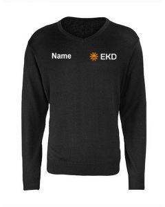 V-Neck Strickpullover Herren